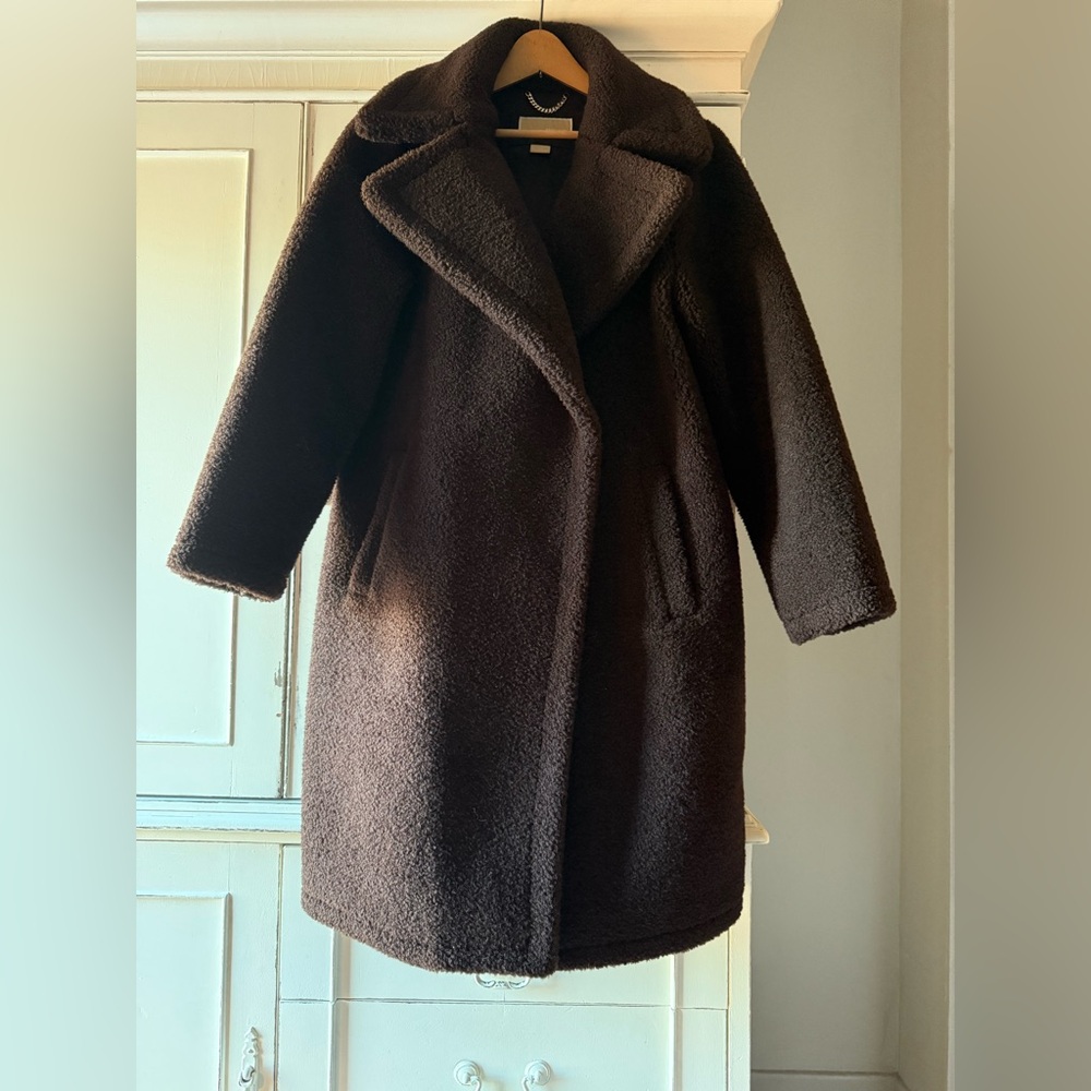 NWOT Michael Kors Sherpa Teddy Coat